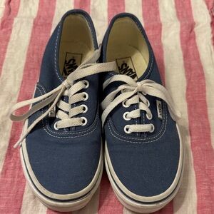 Vans Blue Canvas Shoes
